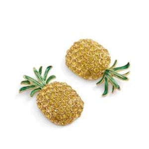 Kenneth Jay Lane Pineapple Earrings